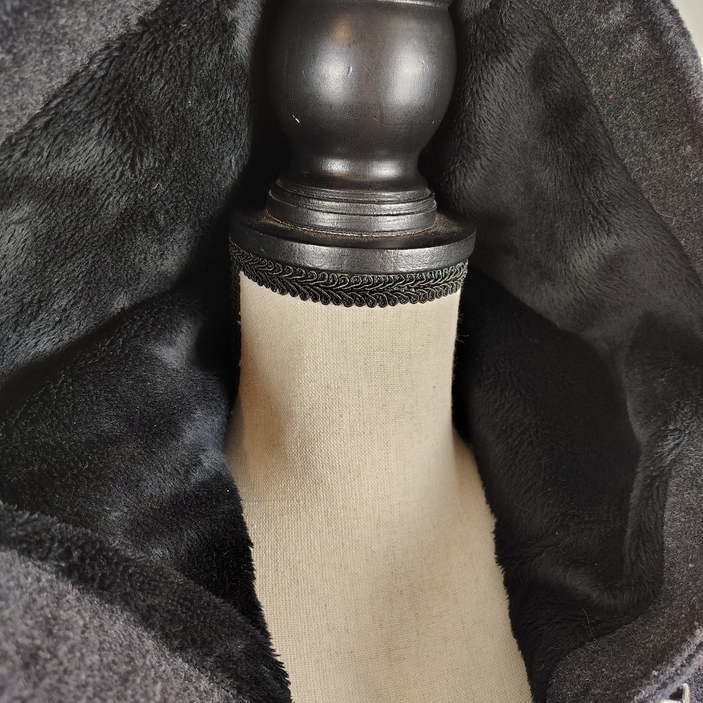 St John’s Bay Wool Cashmere Blend Zip Up Coat - Picture 12 of 12